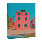 Burano rosa Canvas Print Gallery Image 6