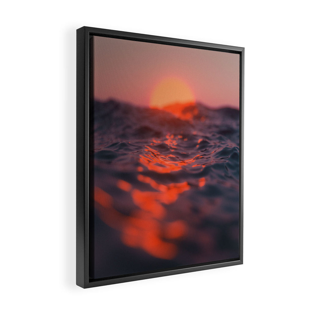 floating away in a digital ocean III Framed Canvas Print Gallery Image 2