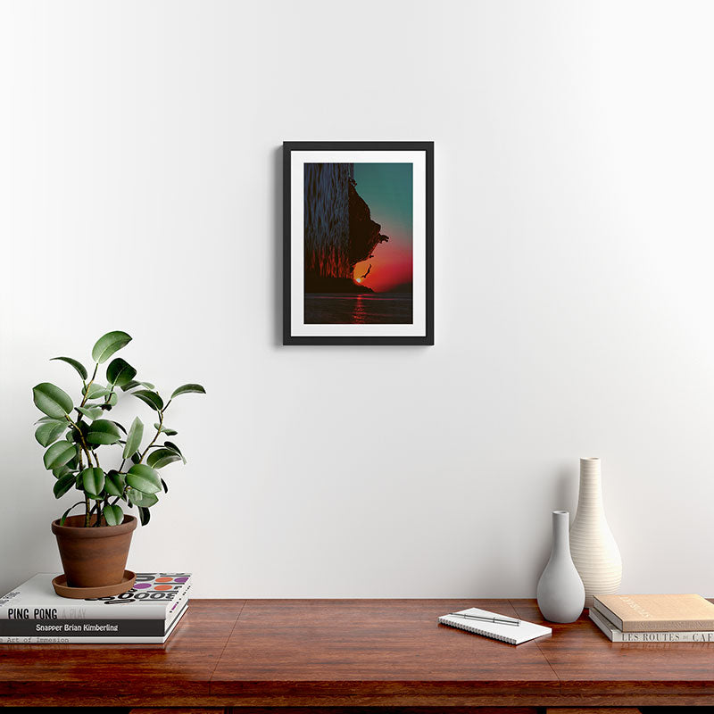jump in Framed Art Print Gallery Image 2