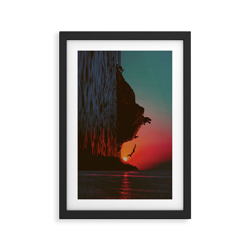 jump in Framed Art Print Gallery Image 2