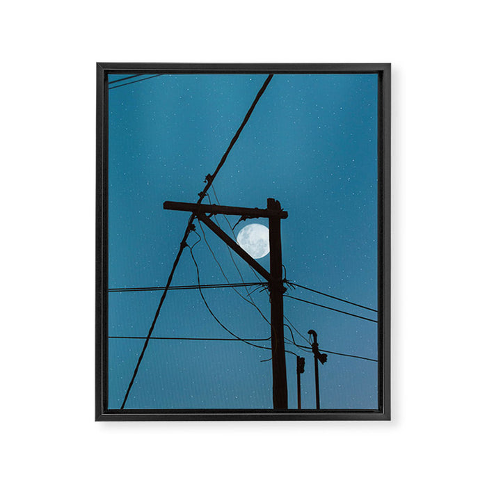 looking Framed Canvas Print Gallery Image 1