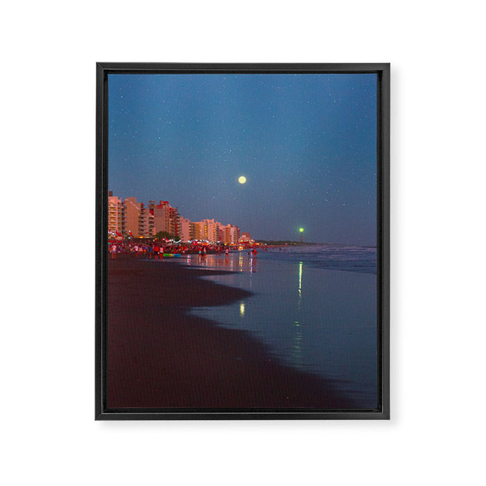 Monte Hermoso Framed Canvas Print Gallery Image 1