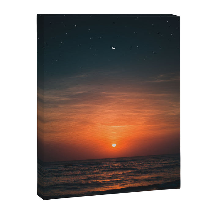 moon and sun Canvas Print Gallery Image 1