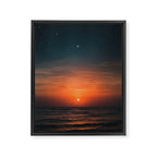 moon and sun Framed Canvas Print Gallery Image 6
