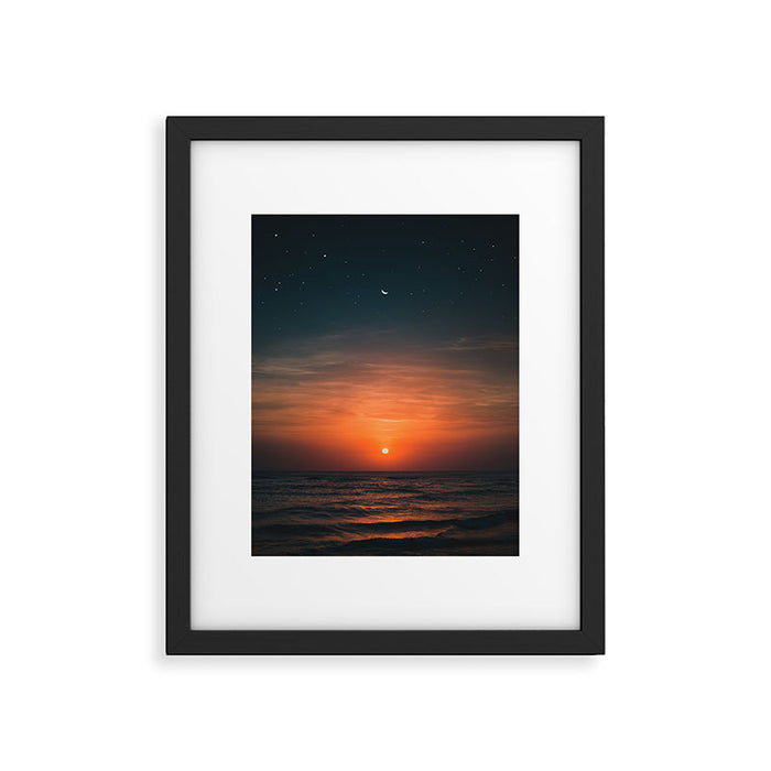 moon and sun Framed Art Print Gallery Image 1