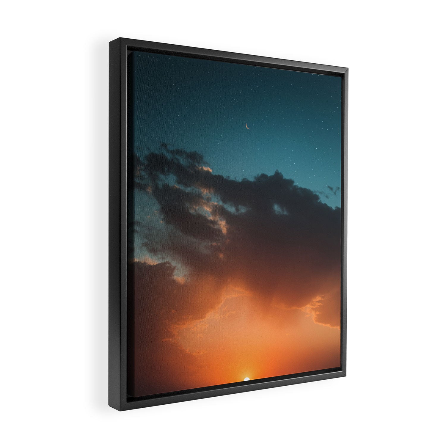 night and day Framed Canvas Print Gallery Image 2