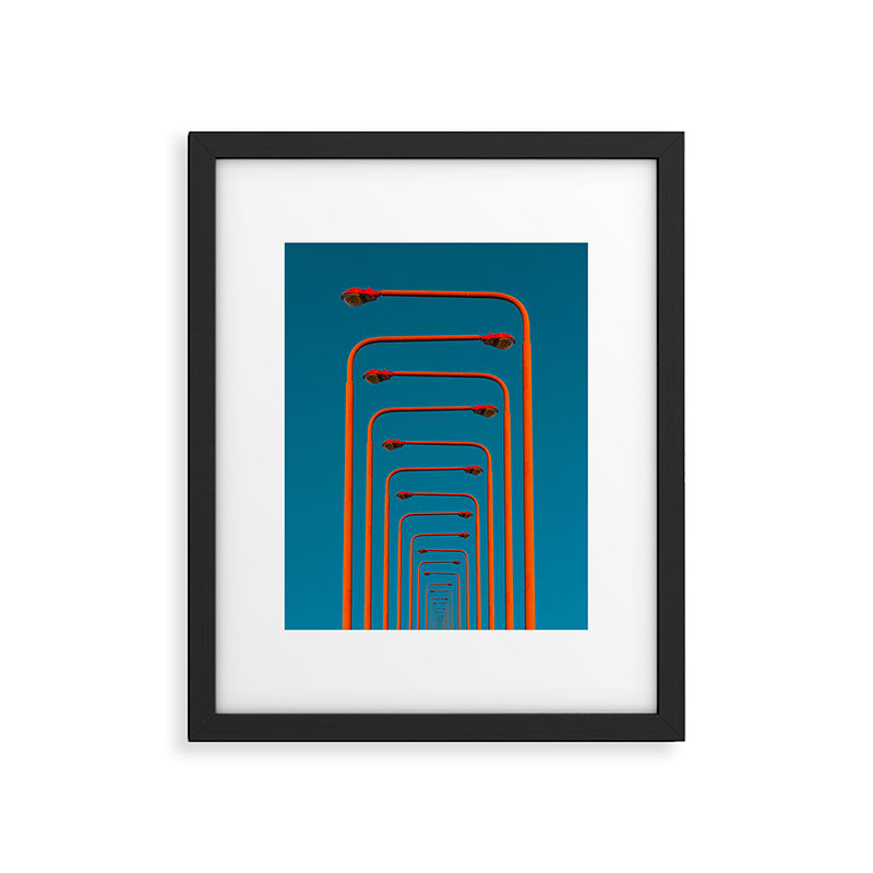 of light poles III Framed Art Print Gallery Image 5