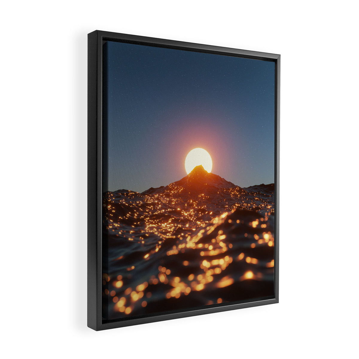 peak Framed Canvas Print Gallery Image 2