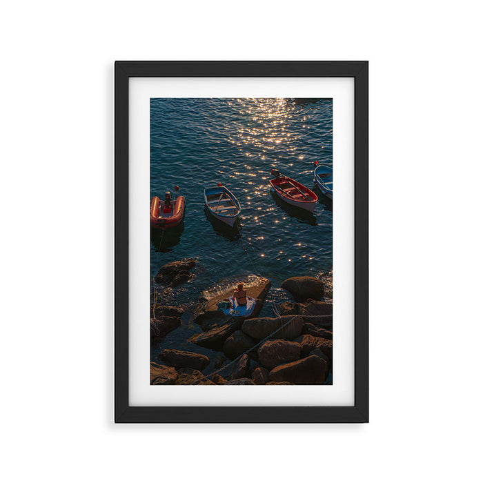 Riomaggiore, Cinque Terre Framed Art Print Gallery Image 1