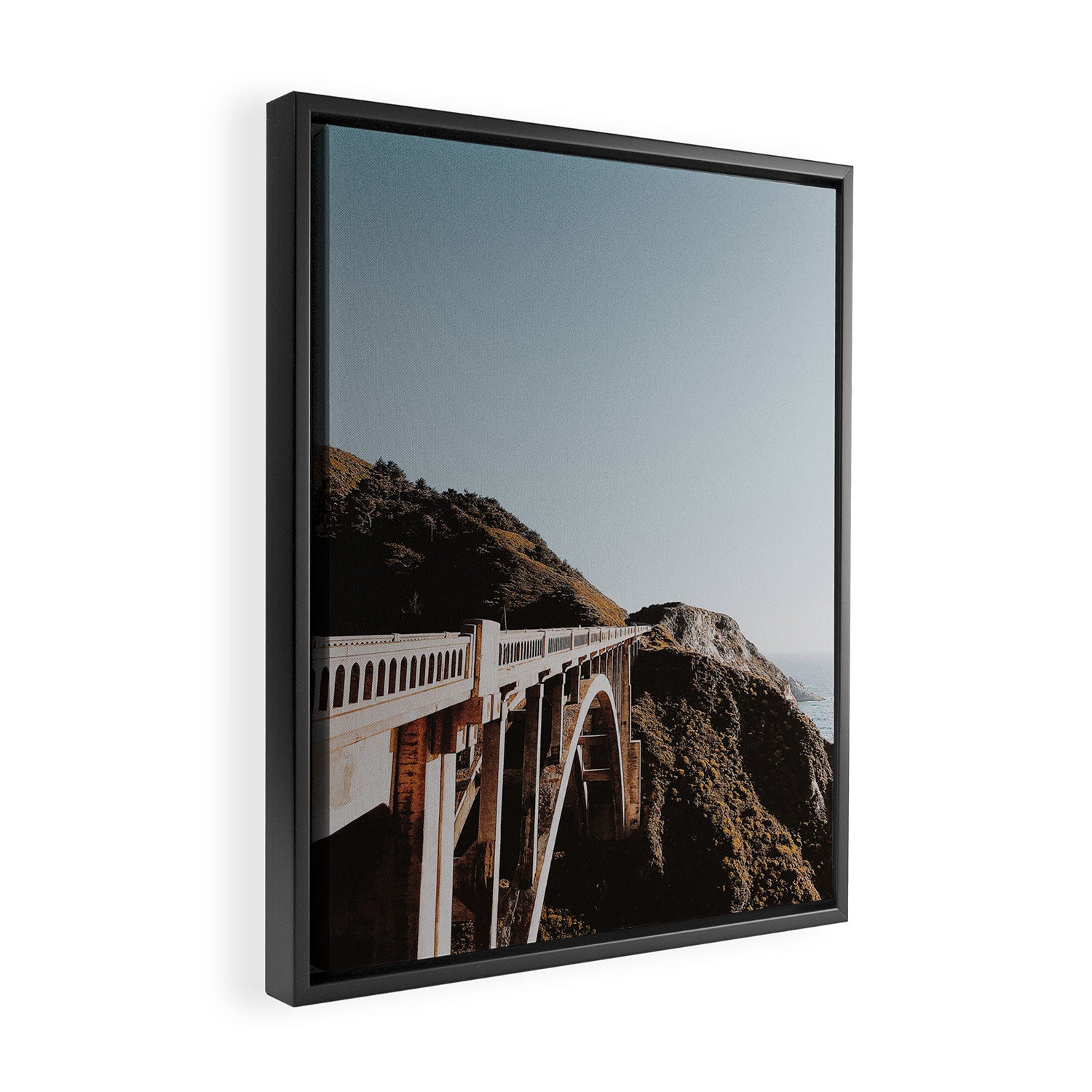 bixby bridge ii - california Framed Canvas Print Gallery Image 2