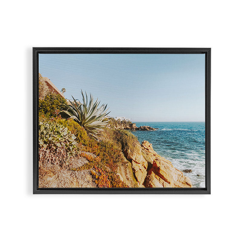 california coast xiv / laguna beach Framed Canvas Print Gallery Image 3