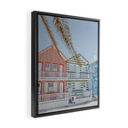 costa nova beach ii  - portugal Framed Canvas Print Gallery Image 2