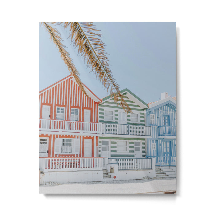 costa nova beach ii  - portugal Metal Print Gallery Image 1