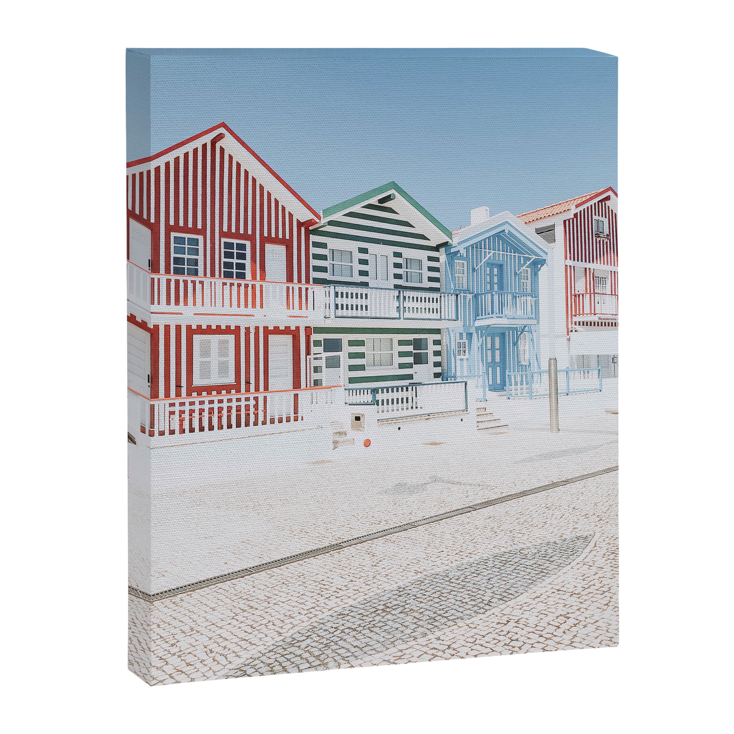 costa nova beach iii - portugal Canvas Print Gallery Image 6