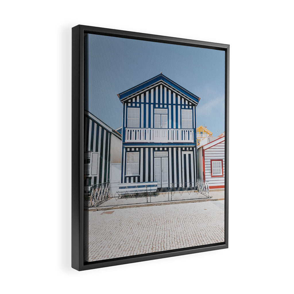 costa nova beach iv - portugal Framed Canvas Print Gallery Image 2