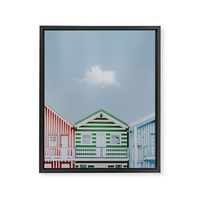 costa nova beach vi - portugal Framed Canvas Print Gallery Image 1