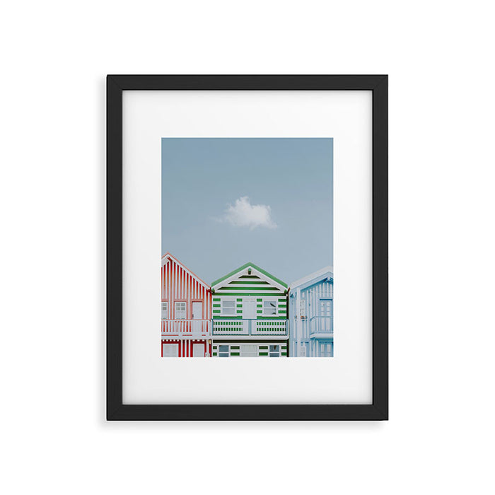 costa nova beach vi - portugal Framed Art Print Gallery Image 1