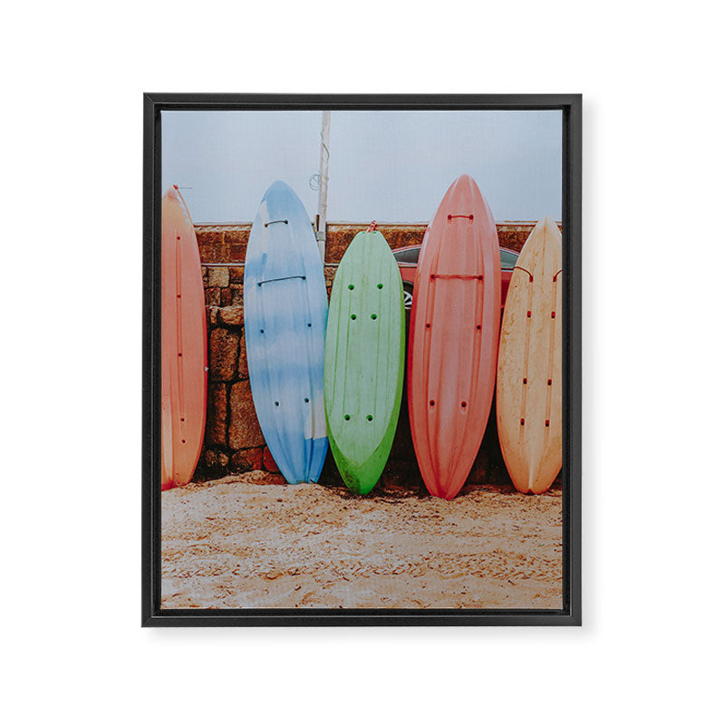 go kayaking ii Framed Canvas Print Gallery Image 6