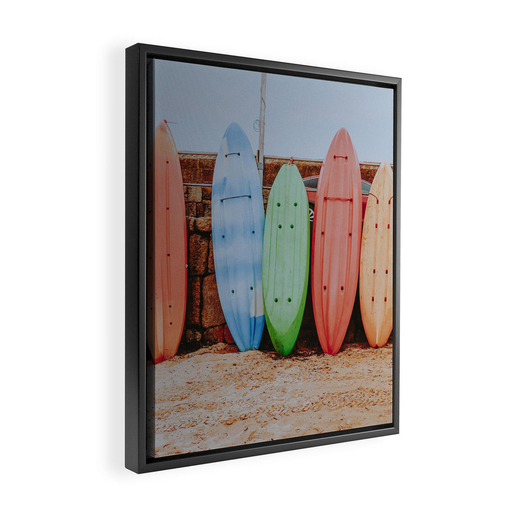 go kayaking ii Framed Canvas Print Gallery Image 2