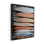 lets surf ii Framed Canvas Print Gallery Image 2