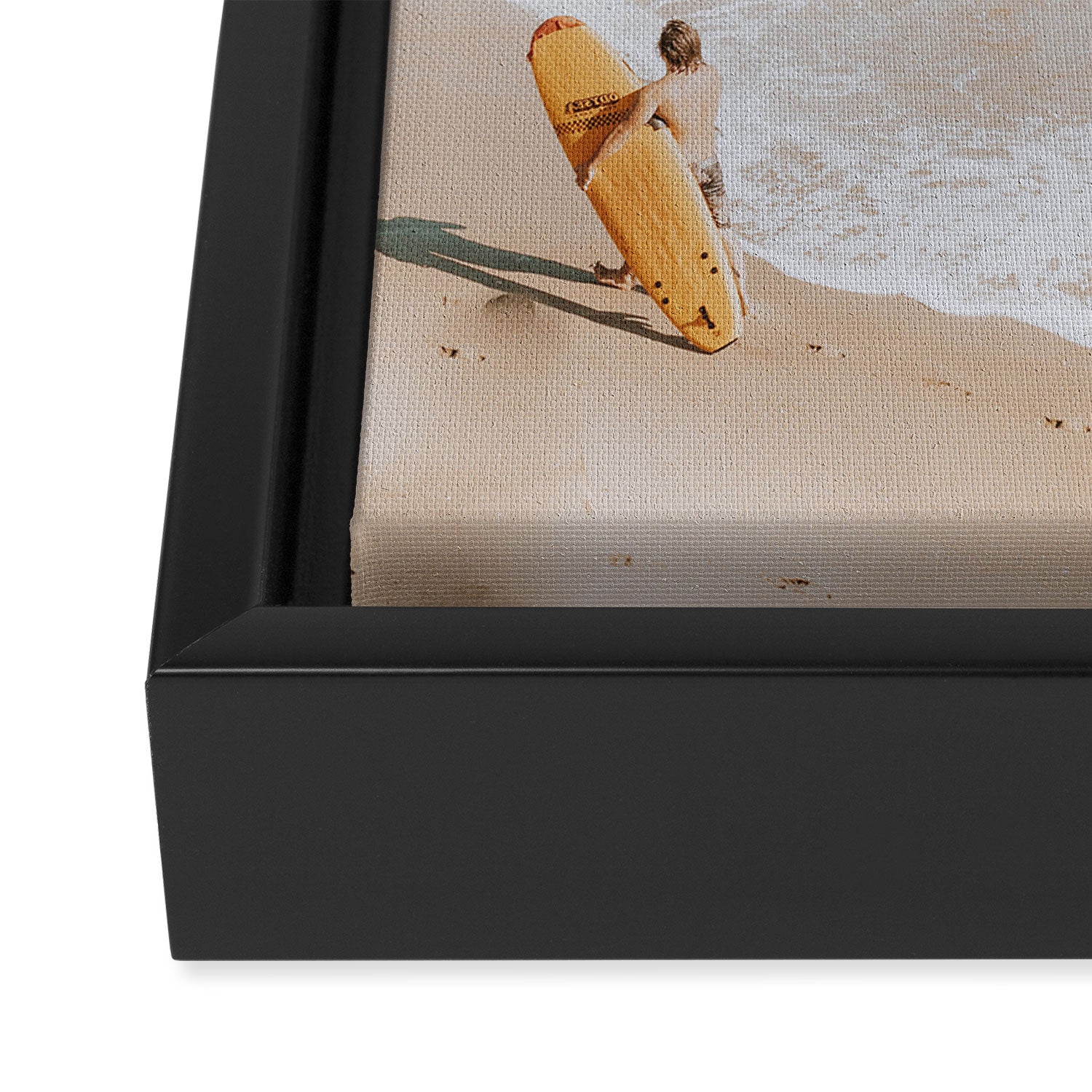 lets surf iii Framed Canvas Print Gallery Image 3