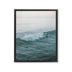 lets surf v Framed Canvas Print Gallery Image 6