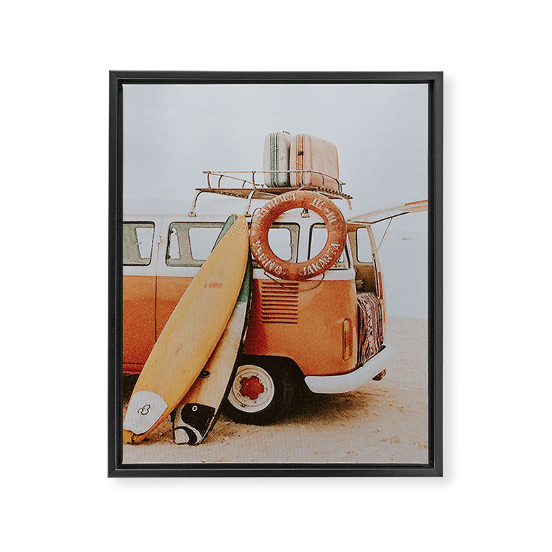 lets surf viii Framed Canvas Print Gallery Image 6