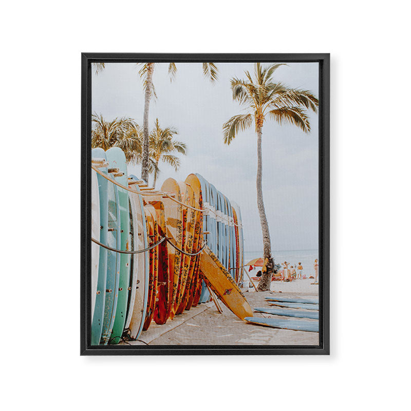 lets surf xcv Framed Canvas Print Gallery Image 3