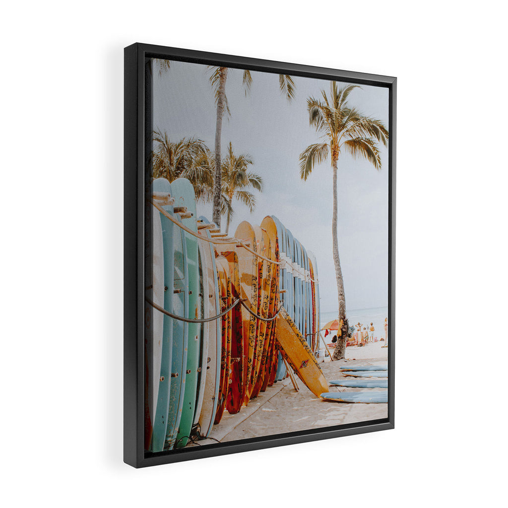 lets surf xcv Framed Canvas Print Gallery Image 2