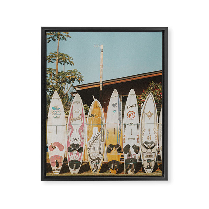 lets surf xv Framed Canvas Print Gallery Image 1