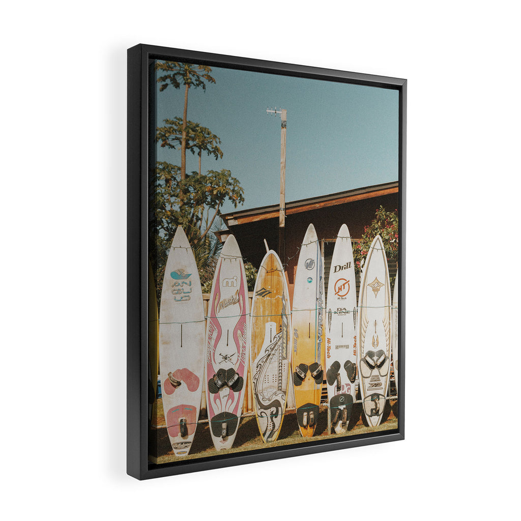 lets surf xv Framed Canvas Print Gallery Image 2