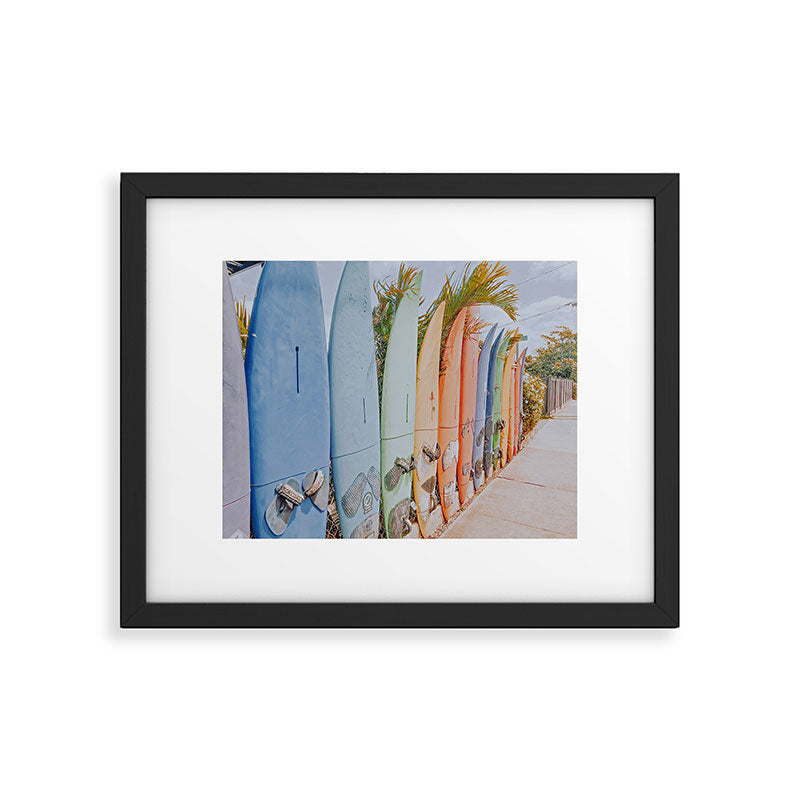 lets surf xxxi / hawaii Framed Art Print Gallery Image 4