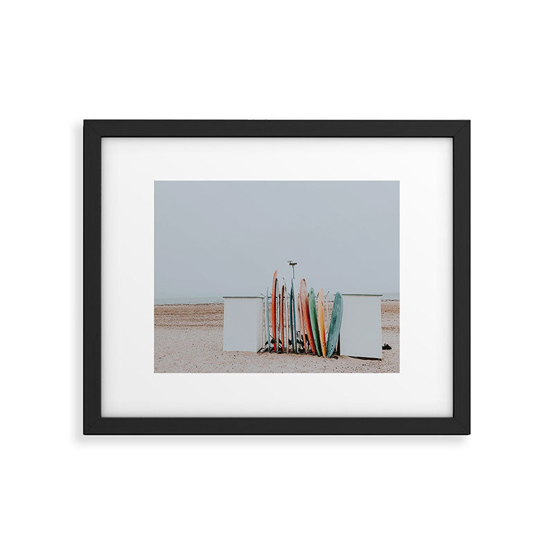 lets surf xxxiii / santa barbara, california Framed Art Print Gallery Image 5