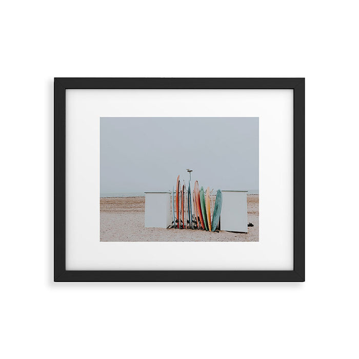 lets surf xxxiii / santa barbara, california Framed Art Print Gallery Image 1