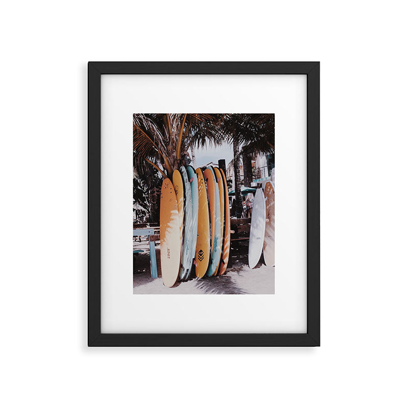 lets surf xxxvi - sayulita - mexico Framed Art Print Gallery Image 5