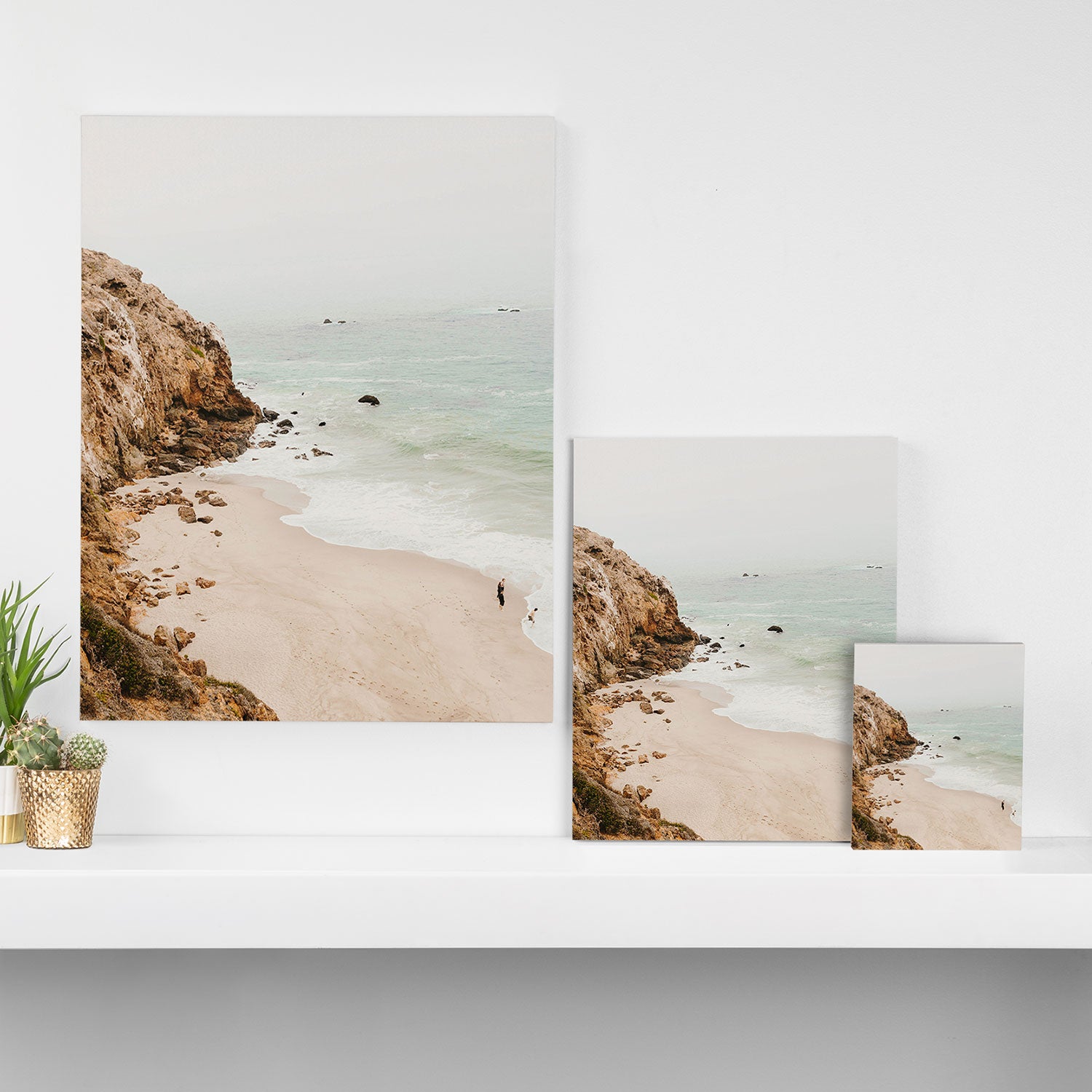 malibu coast - california Canvas Print Gallery Image 3