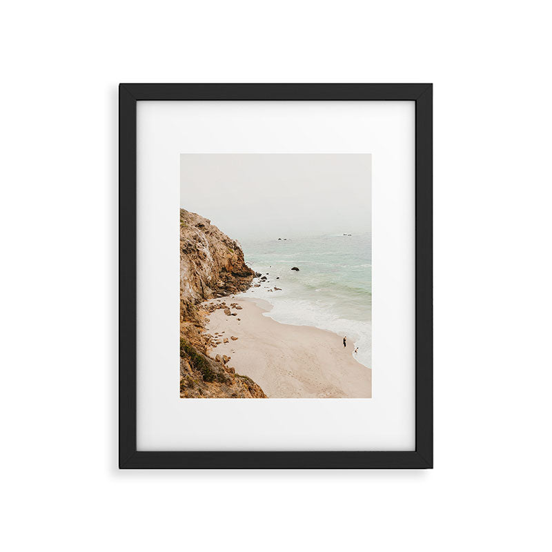 malibu coast - california Framed Art Print Gallery Image 5