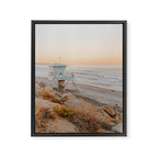 no lifeguard lxix / san diego, california Framed Canvas Print Gallery Image 6
