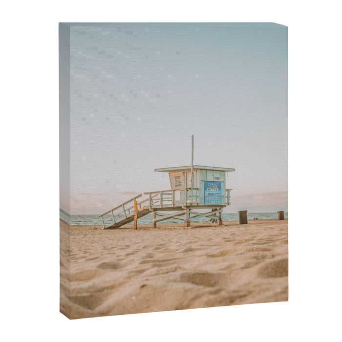no lifeguard xiv / redondo beach, california Canvas Print Gallery Image 1