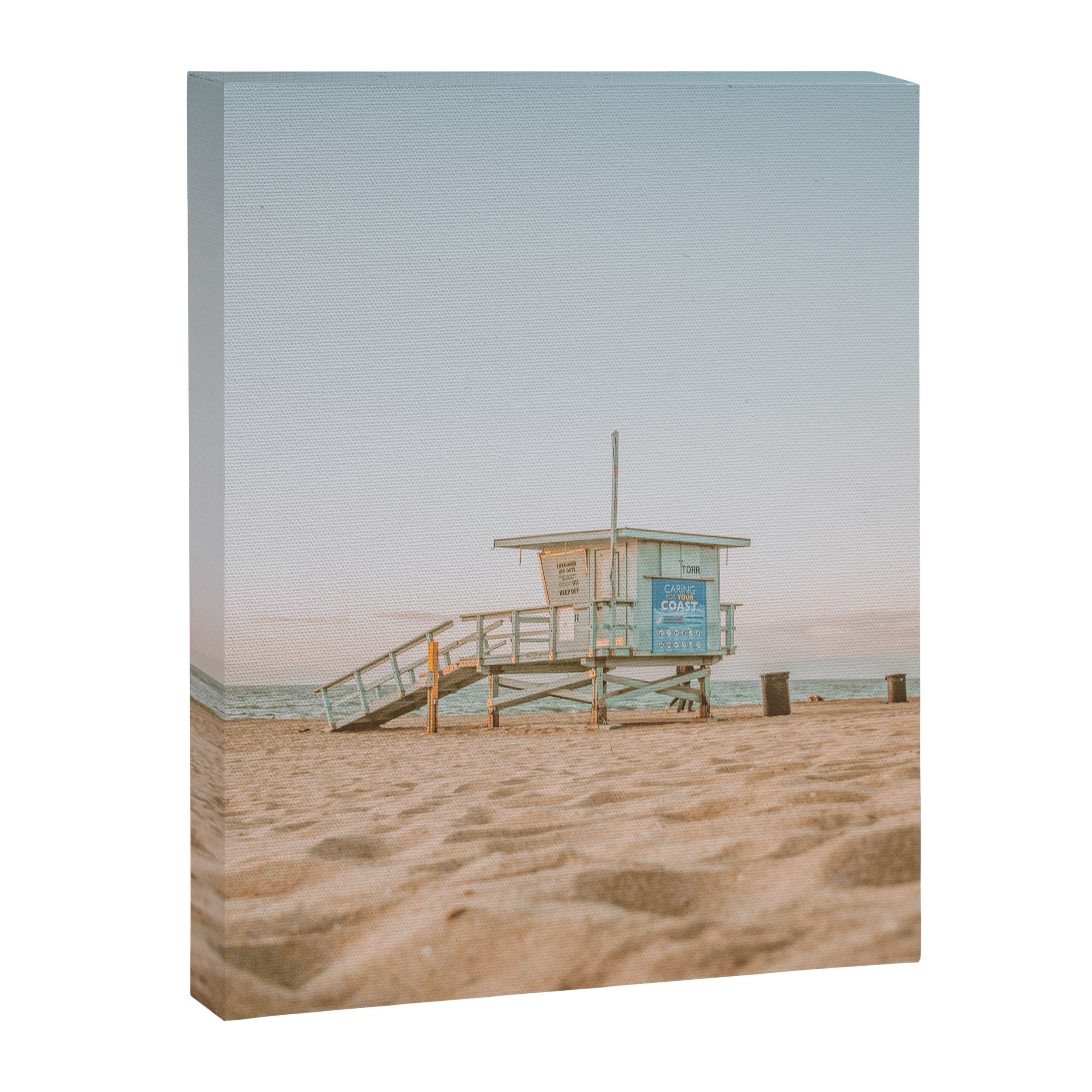 no lifeguard xiv / redondo beach, california Canvas Print Gallery Image 6