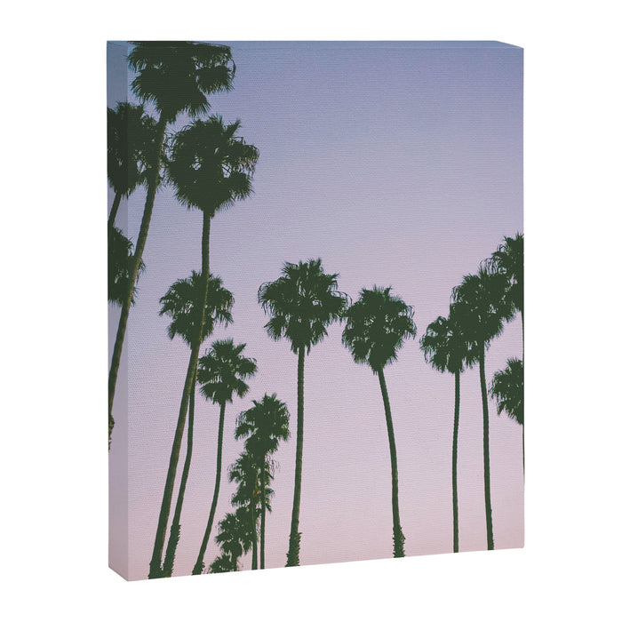 palm trees sunset iii Canvas Print Gallery Image 1