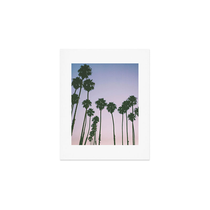 palm trees sunset iii Art Print Gallery Image 1