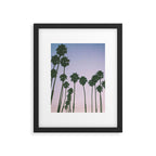palm trees sunset iii Framed Art Print Gallery Image 5