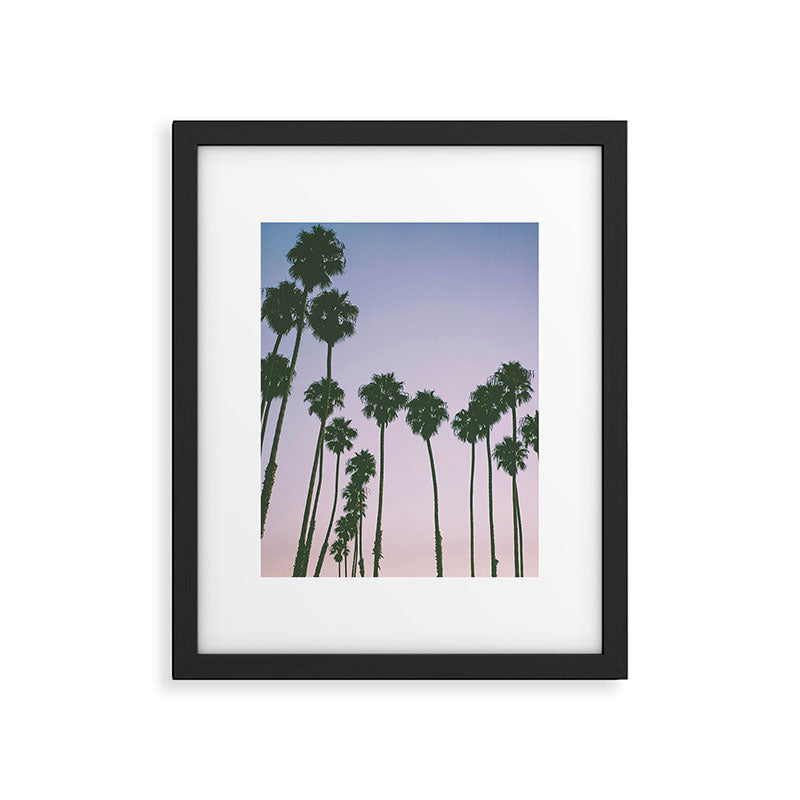 palm trees sunset iii Framed Art Print Gallery Image 5