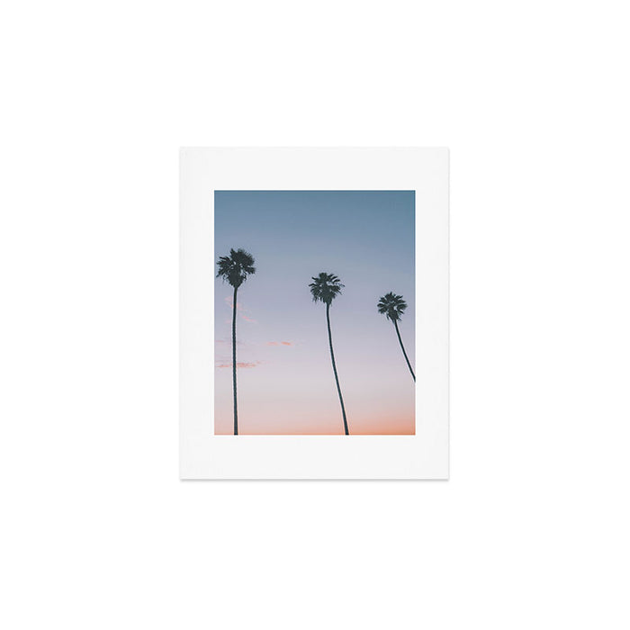 palm trees sunset iv Art Print Gallery Image 1