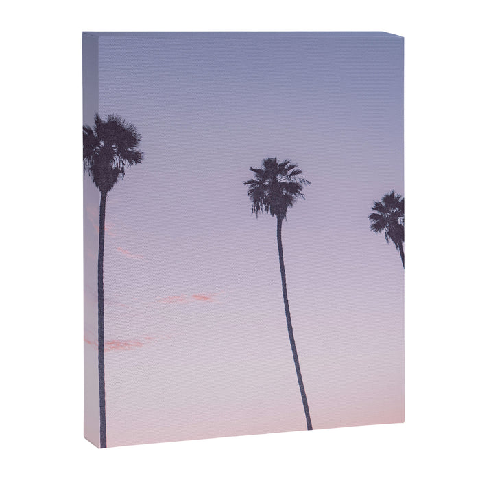 palm trees sunset iv x ii - san diego, california Canvas Print Gallery Image 1