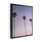 palm trees sunset iv x ii - san diego, california Framed Canvas Print Gallery Image 2