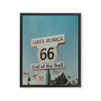 santa monica ii - california Framed Canvas Print Gallery Image 6