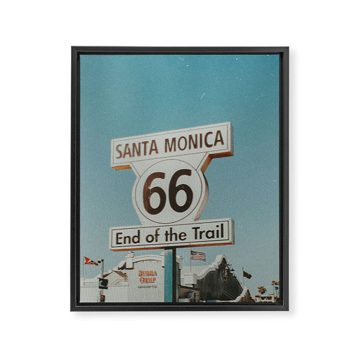 santa monica ii - california Framed Canvas Print Gallery Image 1