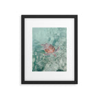sea turtle iv - reunion island Framed Art Print Gallery Image 5
